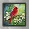 Wood Framed Textured Oil Painting Whites 80X80 - Ider Furniture