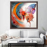 Wooden Frame Oil Painting Textured Painting Dream 80X80 - Ider Furniture