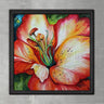 Wood Framed Textured Oil Painting Hay Flower 80X80 - Ider Furniture
