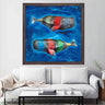 Wood Oil Painting Textured Painting Disappearing 80X80 - Ider Furniture