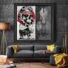 Wood Framed Textured Oil Painting Fiction 80X80 - Ider Furniture