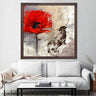 Wood Oil Painting Textured Painting Matador 80X80 - Ider Furniture
