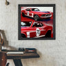 Wood Framed Textured Oil Painting Mustang 80X80 - Ider Furniture