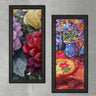 Wood Framed Textured Oil Painting Still Life 2 Pieces 42x80 - Ider Furniture