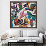 Wooden Frame Oil Painting Textured Painting Color 80X80 - Ider Furniture