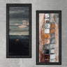 Wood Framed Textured Oil Painting Salyazi 2 Pieces 42x80 - Ider Furniture