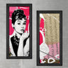 Wood Framed Textured Oil Painting Black and White 2 Pieces 42x80 - Ider Furniture
