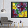 Wood Oil Painting Textured Table Zen 80X80 - Ider Furniture