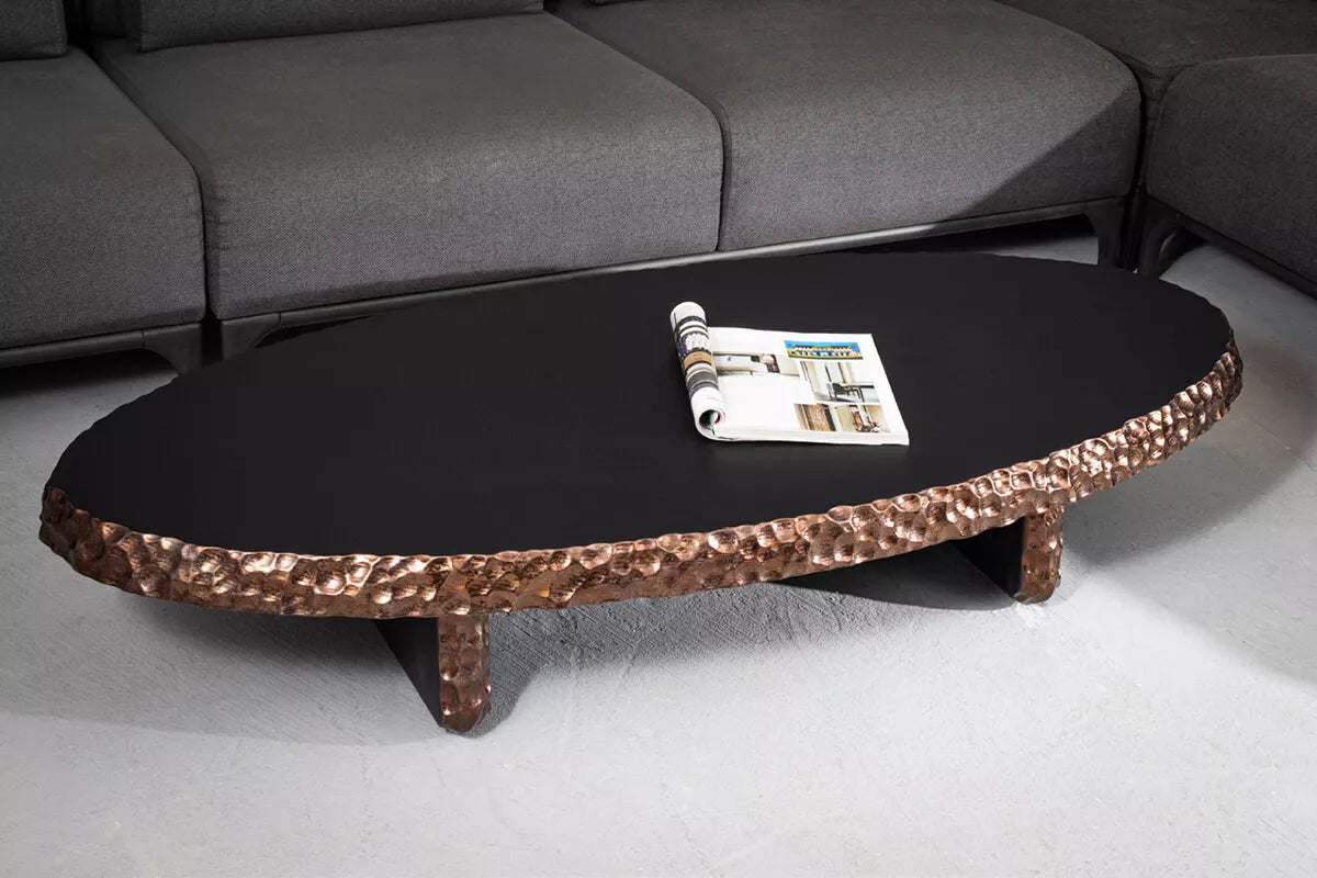 Alfa Oval Coffee Table Dark Wood - Ider Furniture
