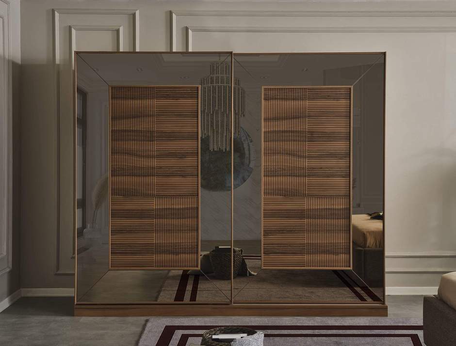 Alinda 2 Door Sliding Wardrobe - Ider Furniture