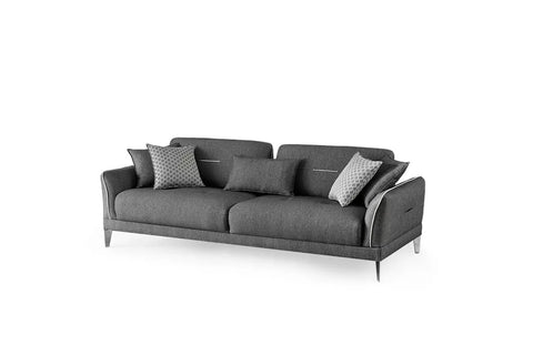 Artemis 3 Seater Sofa (Black) - Ider Furniture