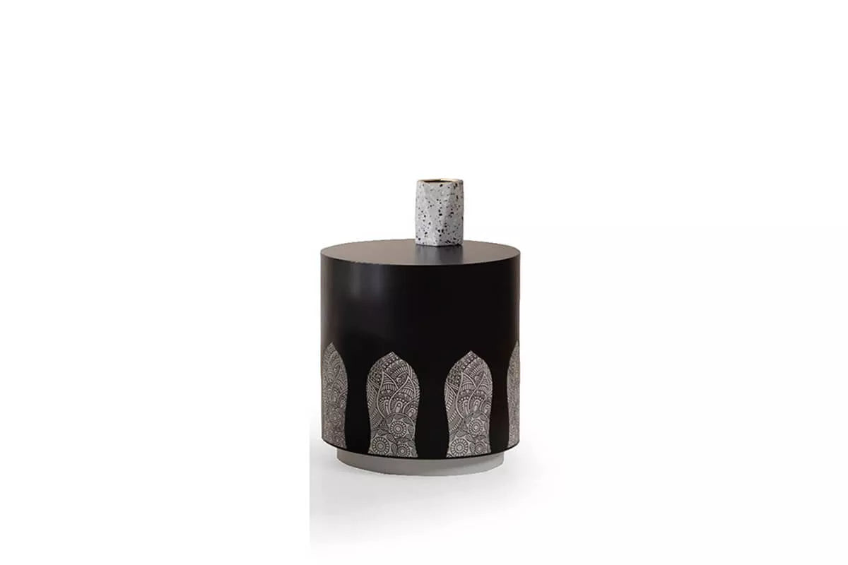 Bohemian Side Table Black - Ider Furniture