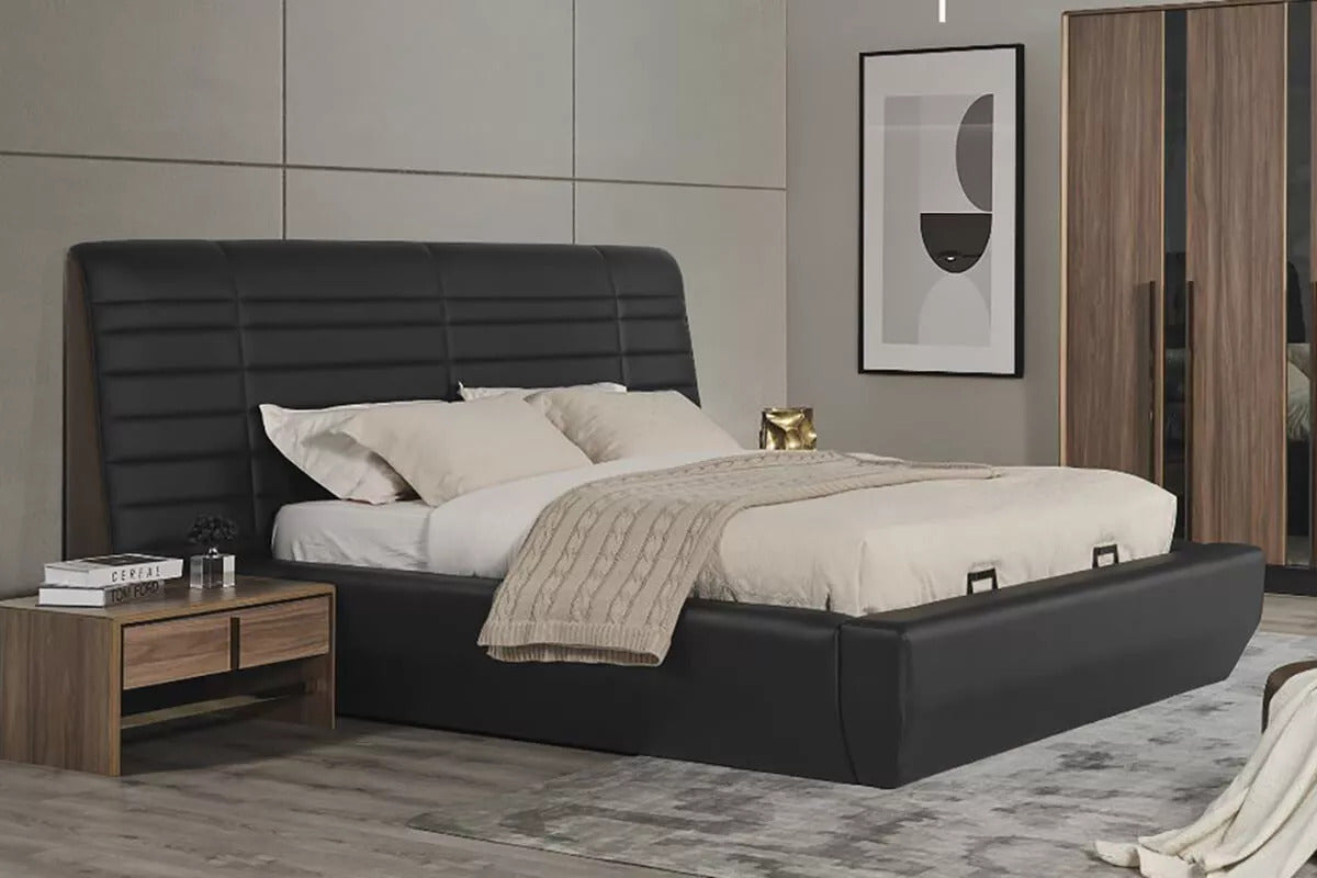Bronze Storage Bed - Ider Furniture