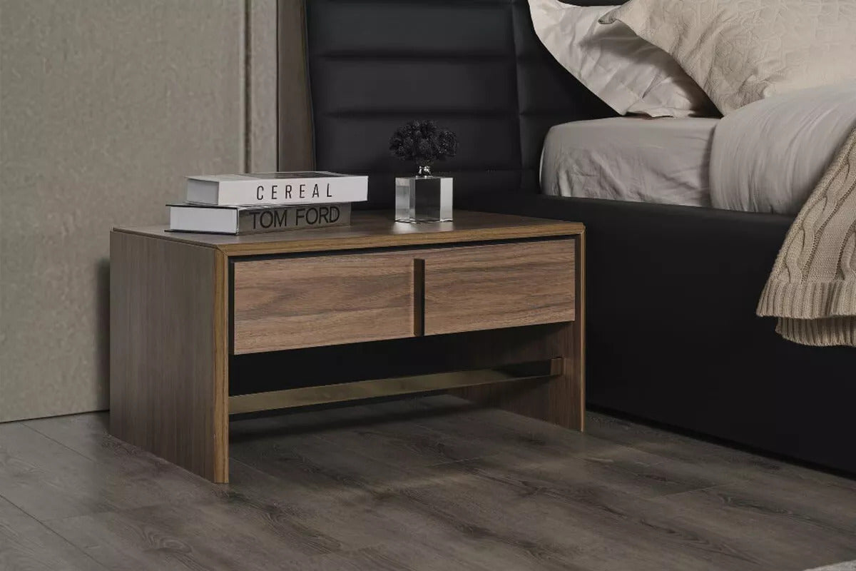 Bronze Bedside Table - Ider Furniture
