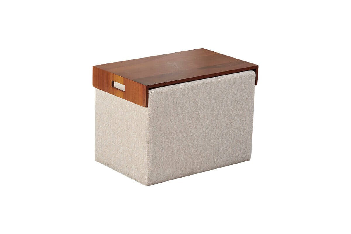 Craft Pouf With Tray - Ider Furniture