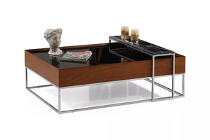 Crown Coffee Table-Walnut - Ider Furniture