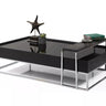 Crown Coffee Table-Black - Ider Furniture