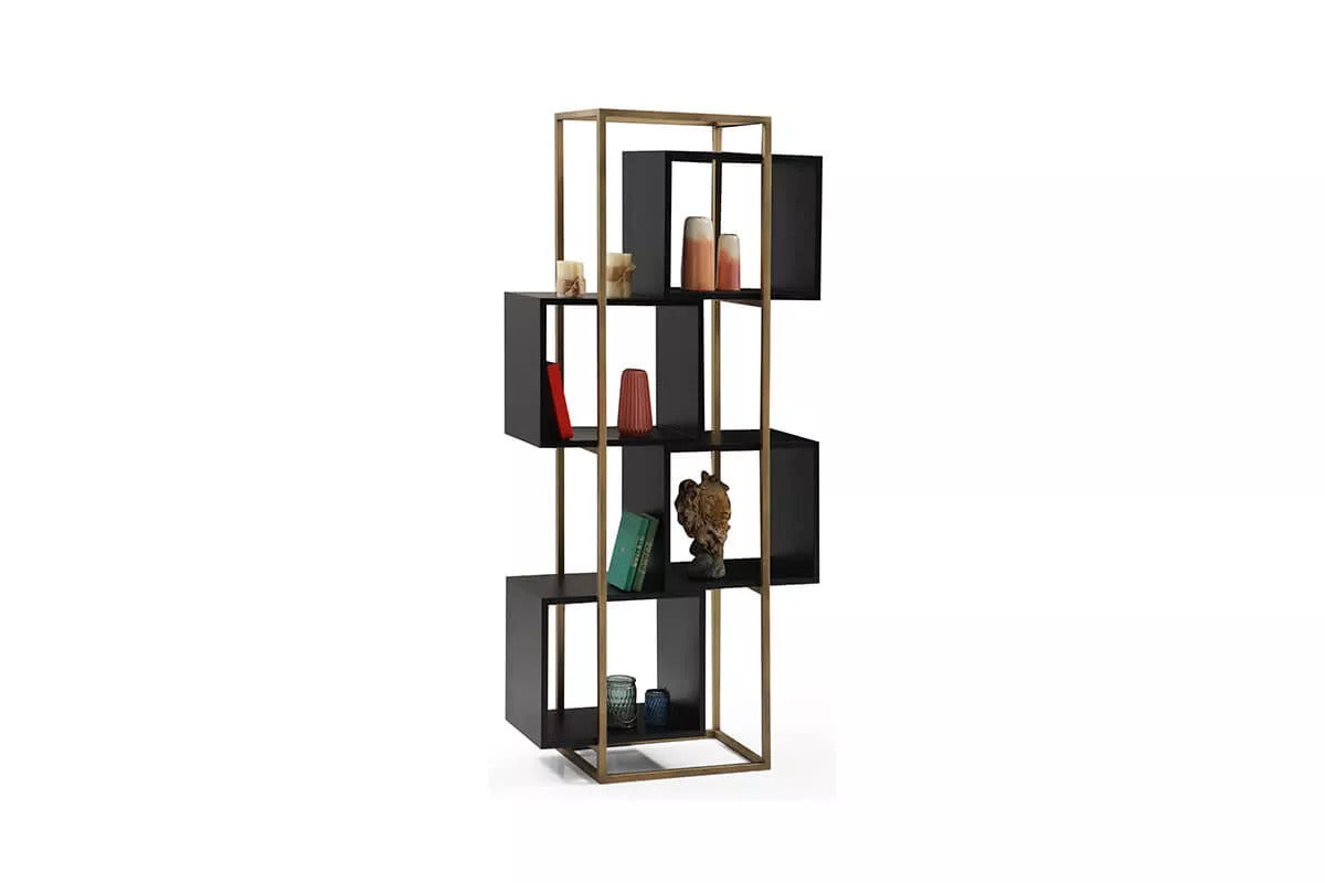 Cruze Bookcase Black - Ider Furniture