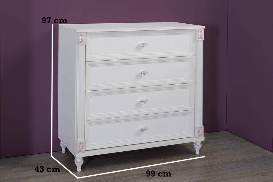 Gold Chest Of Drawer - Ider Furniture