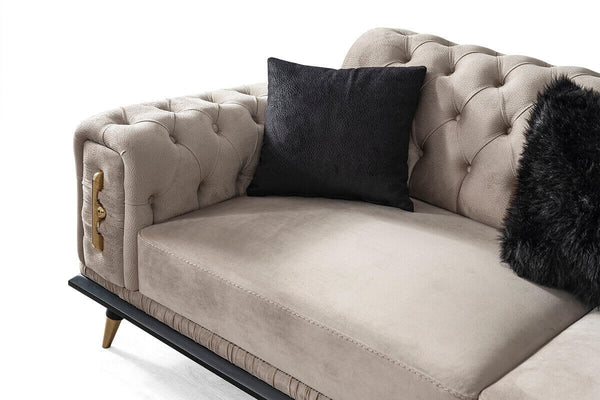Ikaros 3 Seater Quilted Sofa - Ider Furniture