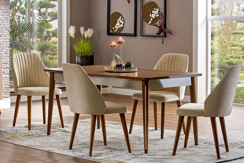 Letoon Dining Table & Chairs - Ider Furniture