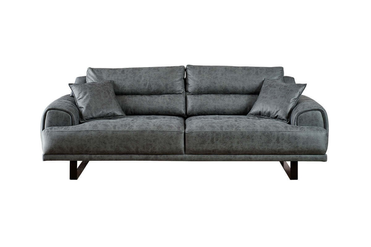 Palermo 3 Seater Sofa Anthracite - Ider Furniture