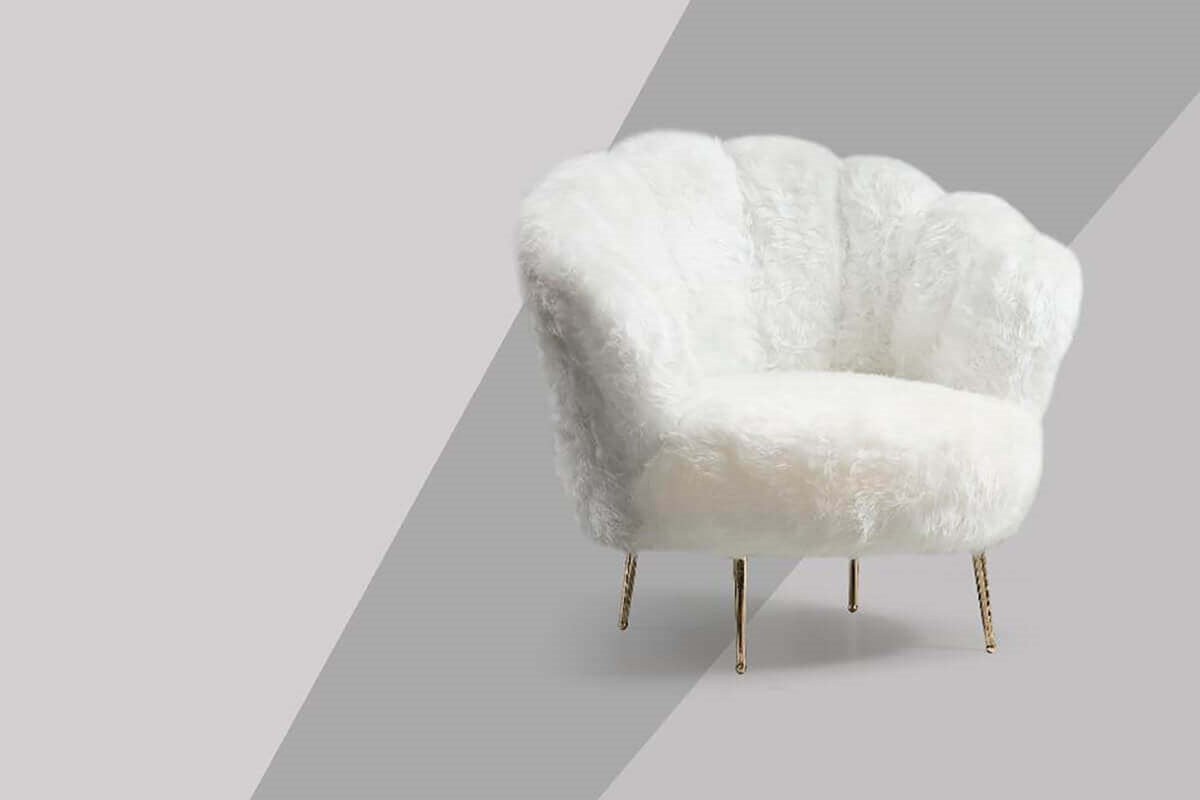 Papatya Armchair White - Ider Furniture