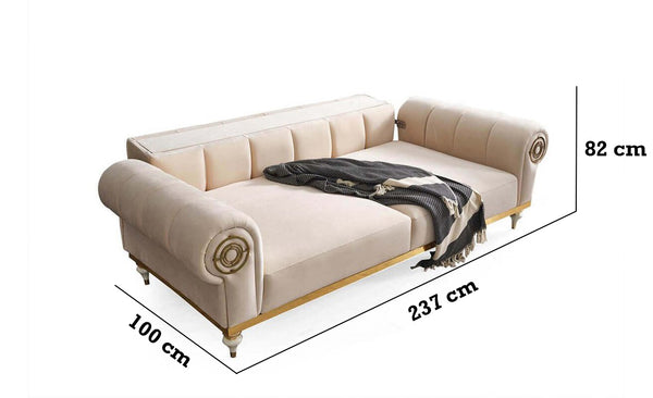 Perla 3 Seater Sofa - Ider Furniture