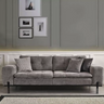 Anka 3 Seater Sofa Bed - Single Size Sofa Bed - Velvet - Metal Legs - Ider Furniture London