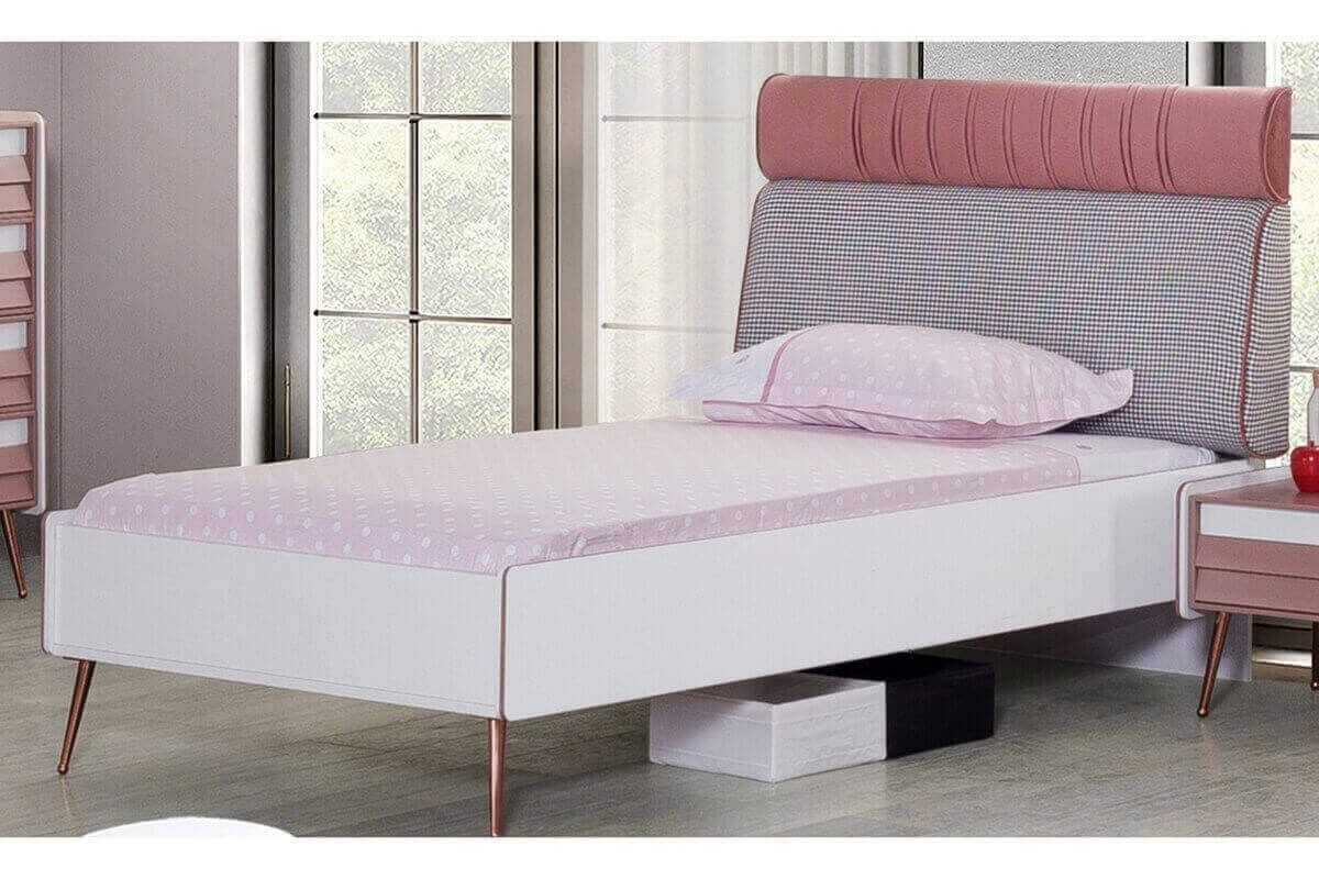 Rose Children's Young Room Bed + Headboard 100X200 - Ider Furniture