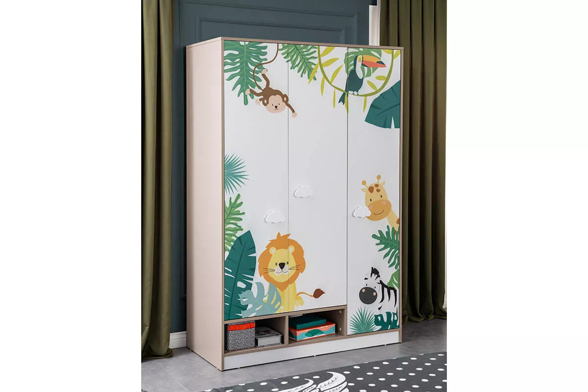 Safari 3-Door Cabinet - Ider Furniture