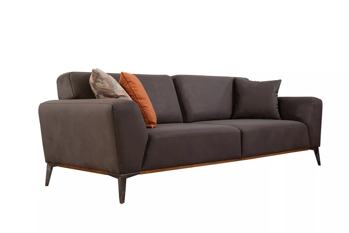 Saffron 3 Seat Sofa Anthracite - Ider Furniture
