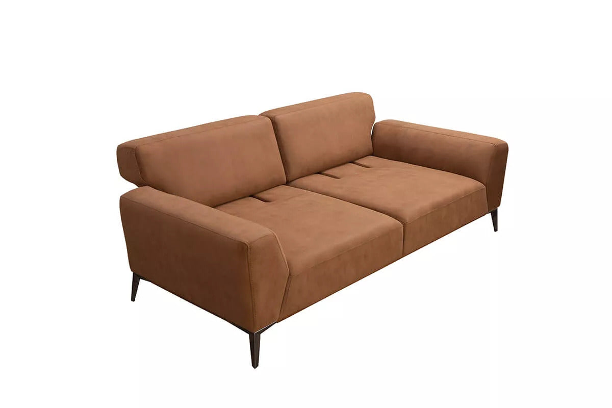 Safran 3 Seater Sofa Bed Tobacco Brown - Ider Furniture