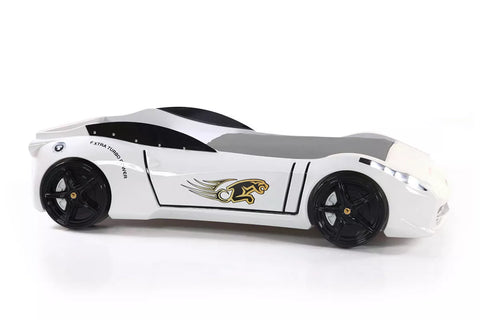 Sarissa Kids Car Bed White - Ider Furniture