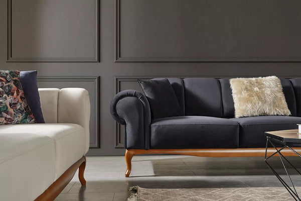 Violet Sofa Set Anthracite - Ider Furniture