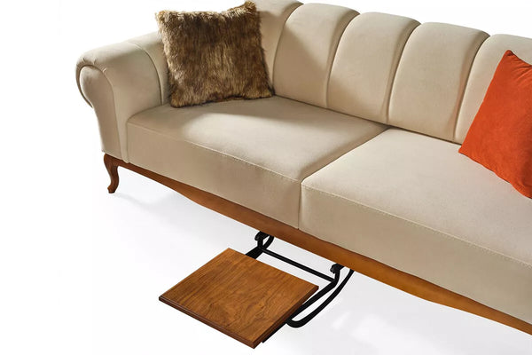 Violet Sofa Set Orange Cream - Ider Furniture