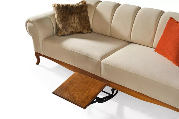 Violet Sofa Set Orange Cream - Ider Furniture