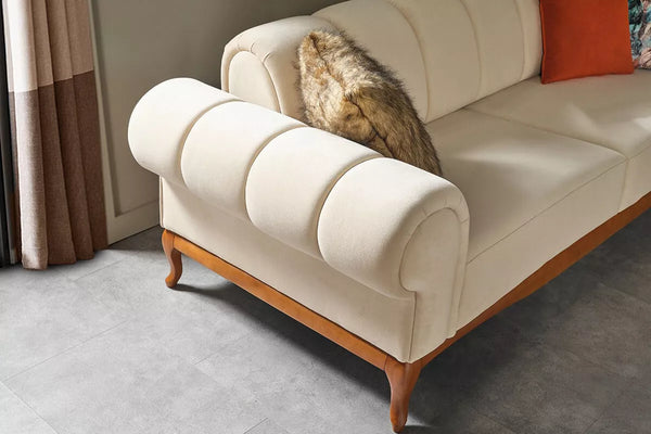 Violet Sofa Set Orange Cream - Ider Furniture